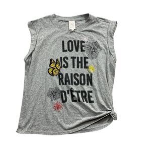 5 a 7 Cinq a Sept Small Roll Short Sleeve Poly Cotton Embellished‎